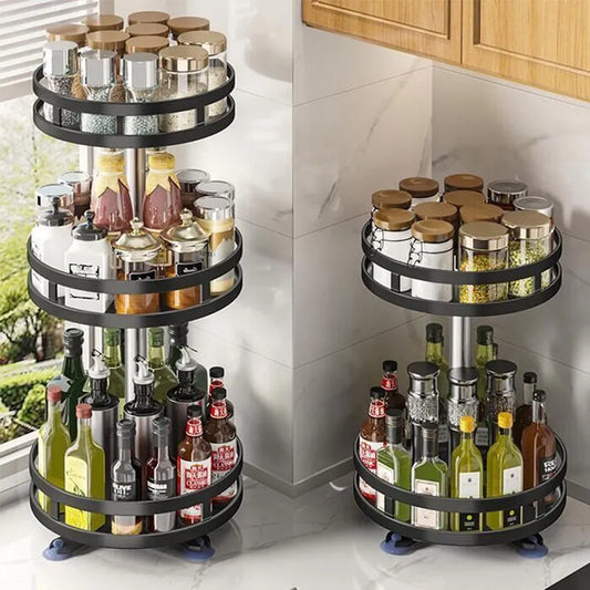 Spin Spice Organizer: Revolve & Revel in Kitchen Bliss!