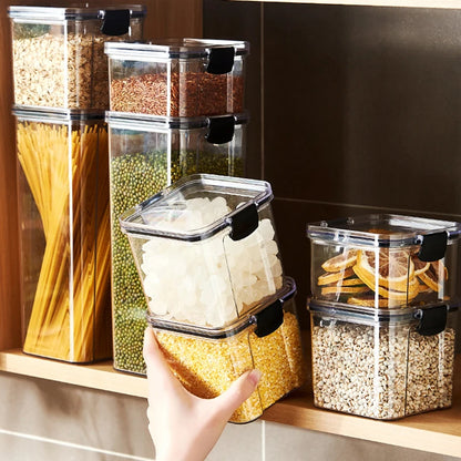 Fresh Lock Kitchen Set: 5-Piece Grain Guardians