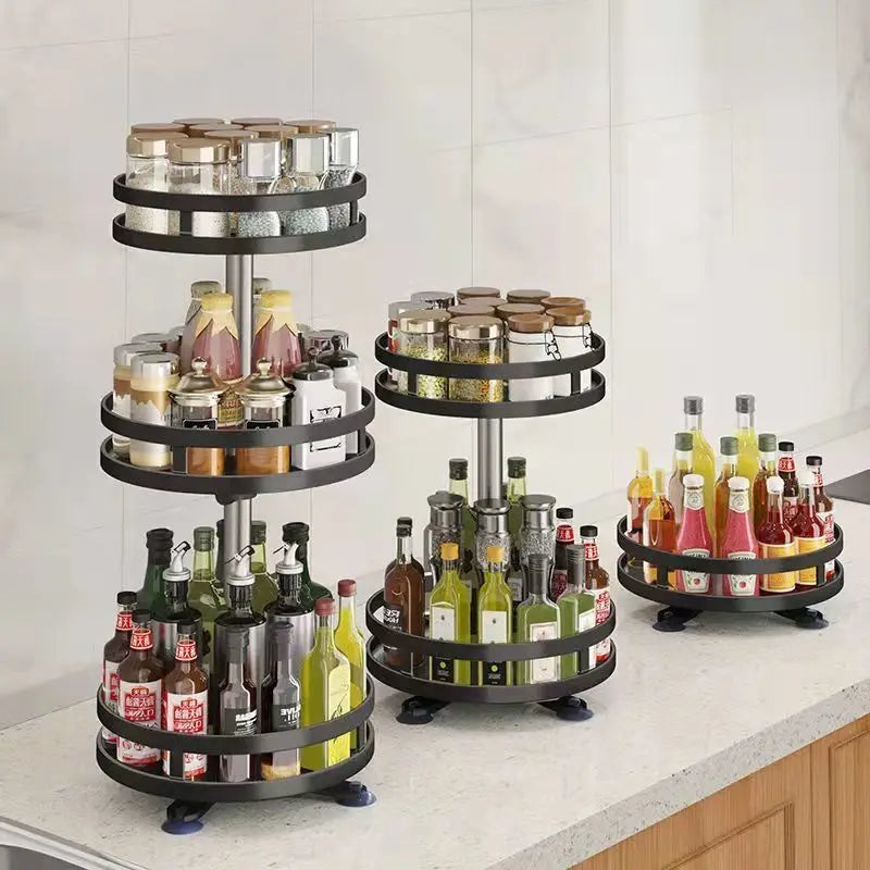 Spin Spice Organizer: Revolve & Revel in Kitchen Bliss!