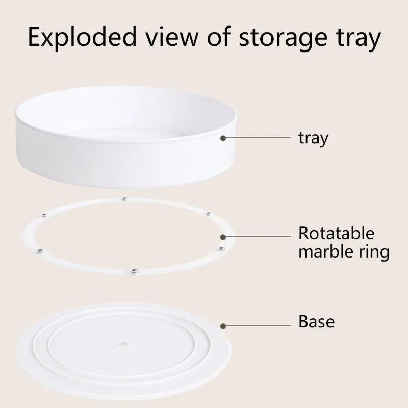 SpinEase Revolve Organizer: Effortless Kitchen & Bathroom Bliss